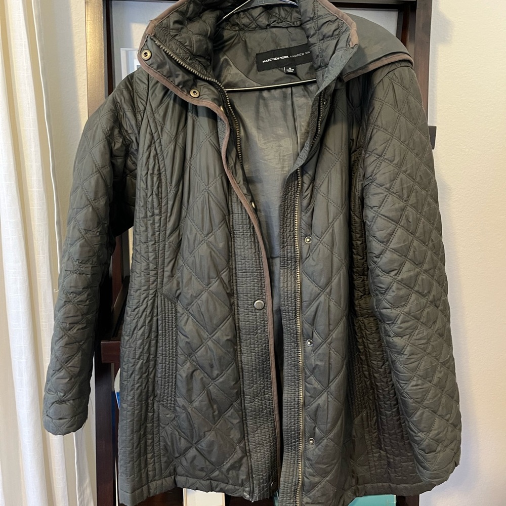 Olive green coat